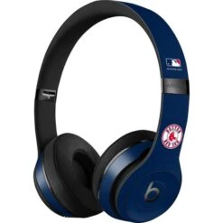 MLB Boston Red Sox - Solid Distressed Beats Solo 3 Wireless Skin -Skinit Store boston red sox solid distressed beats solo 3 wireless skin 1747165088 SKNMLBBRS11BTSSW3 PR 03