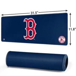 MLB Boston Red Sox - Solid Distressed Gaming Mouse Pad -Skinit Store boston red sox solid distressed large gaming mouse pad 1678312952 MSPMLBBRS11GAMGLG PR 02