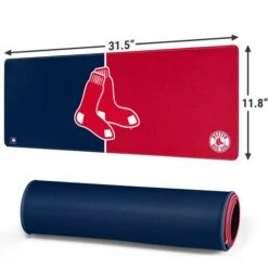 MLB Boston Red Sox Split Gaming Mouse Pad -Skinit Store boston red sox split large gaming mouse pad 1678312953 MSPCVSMLB04GAMGLG PR 02