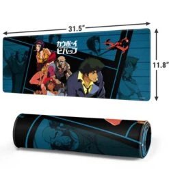 Cowboy Bebop Bounty Crew Gaming Mouse Pad -Skinit Store bounty crew large gaming mouse pad 1721155821 MSPCOWBEB06GAMGLG PR 02