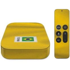 Brazil Soccer Flag Apple TV Skin