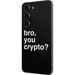 Bro You Crypto Galaxy S23 Skin -Skinit Store bro you crypto galaxy s23 skin 1676574747 SKNBTCRDG08GLXY23 PR 02
