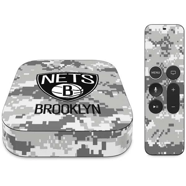 NBA Brooklyn Nets Digi Camo Apple TV Skin 3 NBA Brooklyn Nets Digi Camo Apple TV Skin