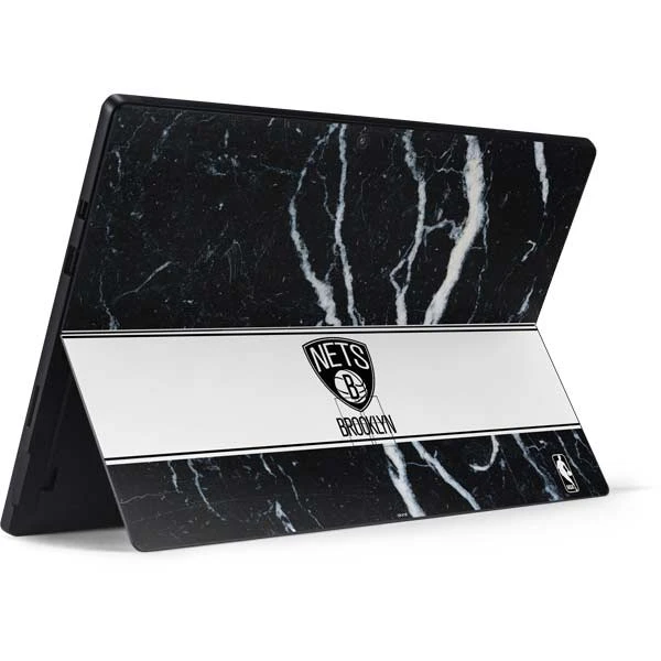 NBA Brooklyn Nets Marble Surface Pro 7 Skin 4 NBA Brooklyn Nets Marble Surface Pro 7 Skin - Image 2