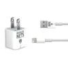 NBA Brooklyn Nets Standard - White IPhone Charger (5W USB) Skin -Skinit Store brooklyn nets standard white iphone charger 5w usb skin 1507743002 SKNNBATMS33AA1385 PR 01