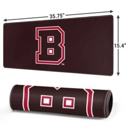 Brown University B Logo Gaming Mouse Pad -Skinit Store brown b logo extra large gaming mouse pad 1710275721 MSPBRWNUN02GAMGXL PR 02
