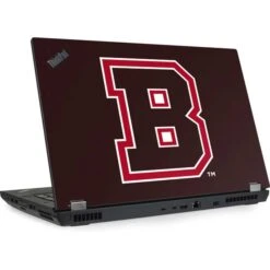 Brown University B Logo Lenovo ThinkPad Skin