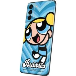 Cartoon Network Powerpuff Girls Bubbles Blue Hearts Galaxy S21 5G Skin -Skinit Store bubbles blue hearts galaxy s21 5g skin 1660928617 SKNPWRPFF11GLXY21 PR 02