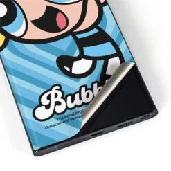 Cartoon Network Powerpuff Girls Bubbles Blue Hearts Galaxy S22 Ultra Skin -Skinit Store bubbles blue hearts galaxy s22 ultra skin 1660928613 SKNPWRPFF11GLX22U PR 04