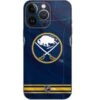 NHL Buffalo Sabres Home Jersey IPhone 15 Pro Skin -Skinit Store buffalo sabres home jersey iphone 14 pro skin 1662674355 SKNNHLBUF03IPH14P PR 01