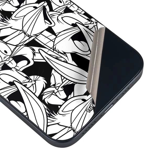Looney Tunes Bugs Bunny Super Sized Pattern IPhone 15 Skin 5 Looney Tunes Bugs Bunny Super Sized Pattern IPhone 15 Skin - Image 3