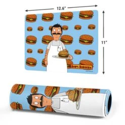 Bobs Burgers Burger Of The Day Gaming Mouse Pad