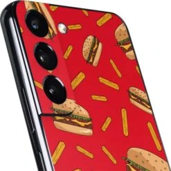 Burgers And Fries Galaxy S22 Skin -Skinit Store burgers and fries galaxy s22 skin 1646266062 SKNFDCLTN02GLXY22 PR 03