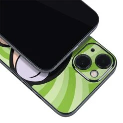 Cartoon Network Powerpuff Girls Buttercup Green Hearts IPhone 15 Skin -Skinit Store buttercup green hearts iphone 15 skin 1694187457 SKNPWRPFF12IPHN15 PR 04