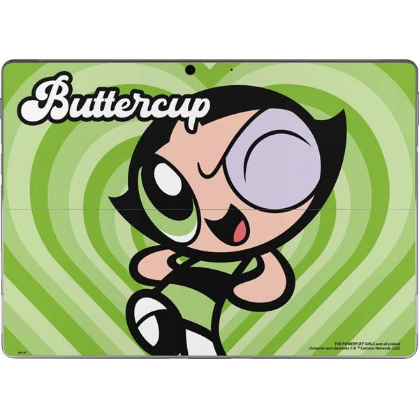 Cartoon Network Powerpuff Girls Buttercup Green Hearts Surface Pro 8 Skin 3 Cartoon Network Powerpuff Girls Buttercup Green Hearts Surface Pro 8 Skin