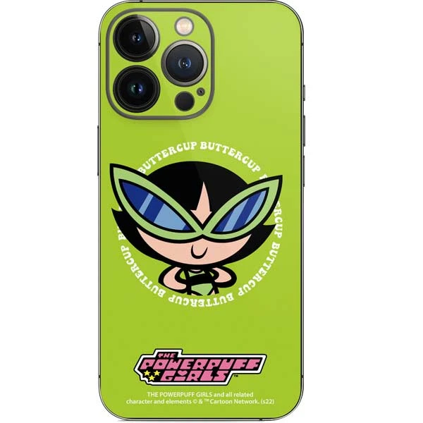 Cartoon Network Powerpuff Girls Buttercup IPhone 14 Pro Skin 3 Cartoon Network Powerpuff Girls Buttercup IPhone 14 Pro Skin