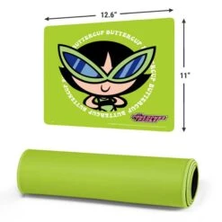 Cartoon Network Powerpuff Girls Buttercup Gaming Mouse Pad