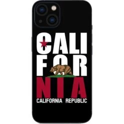 California Black Block IPhone 14 Plus Skin
