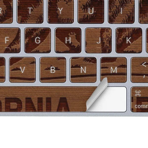 California Wood Flag Magic Keyboard Skin 6 California Wood Flag Magic Keyboard Skin - Image 4