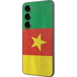 Cameroon Flag Distressed Galaxy S23 Skin -Skinit Store cameroon flag distressed galaxy s23 skin 1676574804 SKNFLGDIS76GLXY23 PR 02