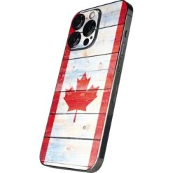 Canada Flag Light Wood IPhone 14 Pro Max Skin -Skinit Store canada flag light wood iphone 14 pro max skin 1662745715 SKNTFLTWD03IP14PM PR 02