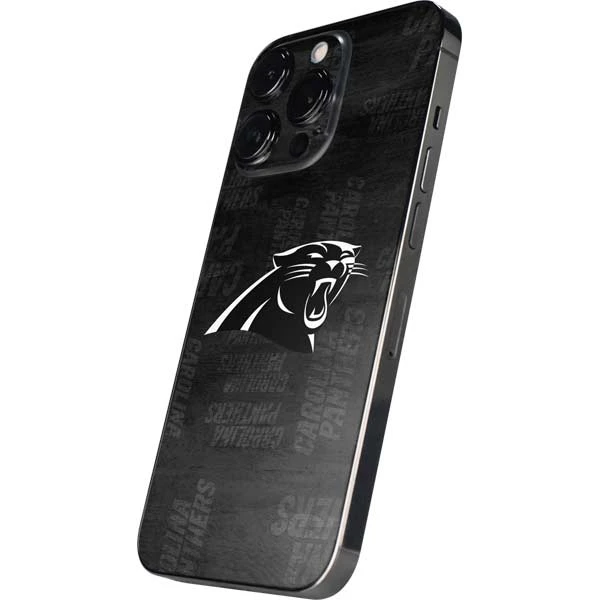 NFL Carolina Panthers Black & White IPhone 15 Pro Max Skin 4 NFL Carolina Panthers Black & White IPhone 15 Pro Max Skin - Image 2