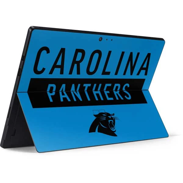 NFL Carolina Panthers Blue Performance Series Surface Pro 6 Skin 4 NFL Carolina Panthers Blue Performance Series Surface Pro 6 Skin - Image 2