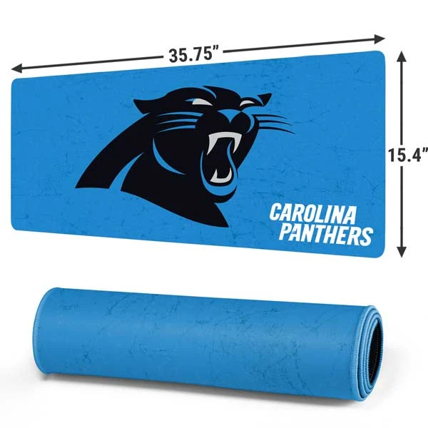 NFL Carolina Panthers Distressed Alternate Gaming Mouse Pad 6 NFL Carolina Panthers Distressed Alternate Gaming Mouse Pad - Image 4