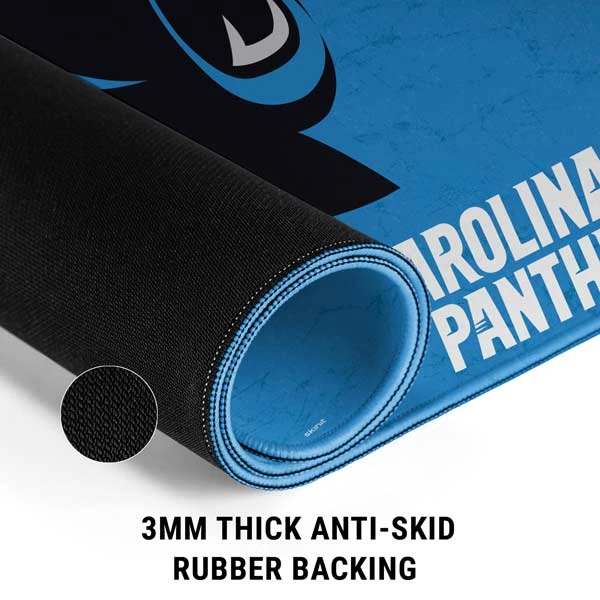 NFL Carolina Panthers Distressed Alternate Gaming Mouse Pad 8 NFL Carolina Panthers Distressed Alternate Gaming Mouse Pad - Image 6