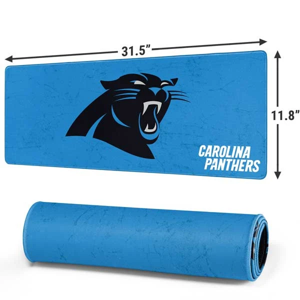 NFL Carolina Panthers Distressed Alternate Gaming Mouse Pad 5 NFL Carolina Panthers Distressed Alternate Gaming Mouse Pad - Image 3