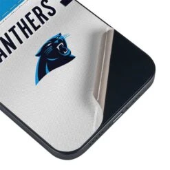 NFL Carolina Panthers White Striped IPhone 15 Skin -Skinit Store carolina panthers white striped iphone 15 skin 1694705065 SKNNFLWHTX5IPHN15 PR 03