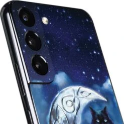 Brigid Ashwood Celtic Black Cat Galaxy S22 Skin -Skinit Store celtic black cat galaxy s22 skin 1646266079 SKNTNCBRG01GLXY22 PR 03