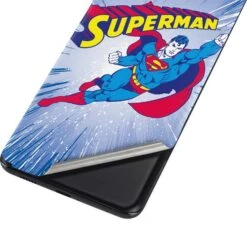 DC Comics Superman Vintage Action Pose Galaxy S21 5G Skin -Skinit Store charging superman galaxy s21 5g skin 1613625745 SKNDCSPMN46GLXY21 PR 04