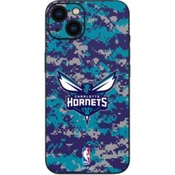 NBA Charlotte Hornets Digi Camo IPhone 14 Plus Skin