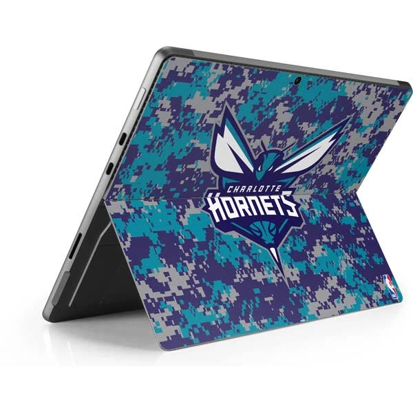 NBA Charlotte Hornets Digi Camo Surface Pro 8 Skin 5 NBA Charlotte Hornets Digi Camo Surface Pro 8 Skin - Image 3