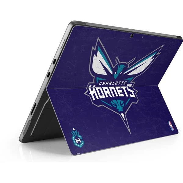 NBA Charlotte Hornets Distressed-Purple Surface Pro 8 Skin 5 NBA Charlotte Hornets Distressed-Purple Surface Pro 8 Skin - Image 3