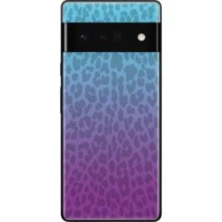 Cheetah Print Purple And Blue Google Pixel 6 Pro Skin