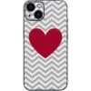 Chevron Heart IPhone 14 Plus Skin