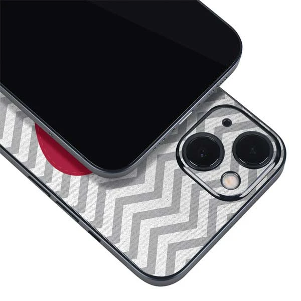 Chevron Heart IPhone 14 Plus Skin 6 Chevron Heart IPhone 14 Plus Skin - Image 4