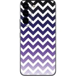 Chevron Purple Ombre Galaxy S22 Skin