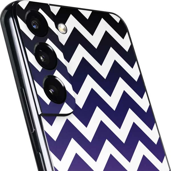 Chevron Purple Ombre Galaxy S22 Skin 5 Chevron Purple Ombre Galaxy S22 Skin - Image 3