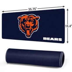 NFL Chicago Bears - Alternate Distressed Gaming Mouse Pad -Skinit Store chicago bears alternate distressed extra large gaming mouse pad 1655246156 MSPDSTCHI04GAMGXL PR 02