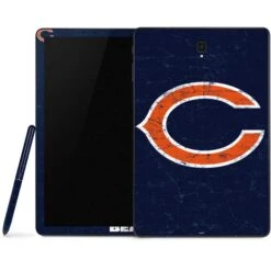 NFL Chicago Bears Distressed Samsung Galaxy Tab Skin
