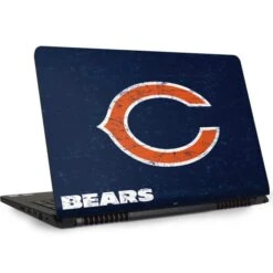 NFL Chicago Bears Distressed Dell Inspiron Skin