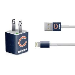 NFL Chicago Bears Distressed IPhone Charger (5W USB) Skin