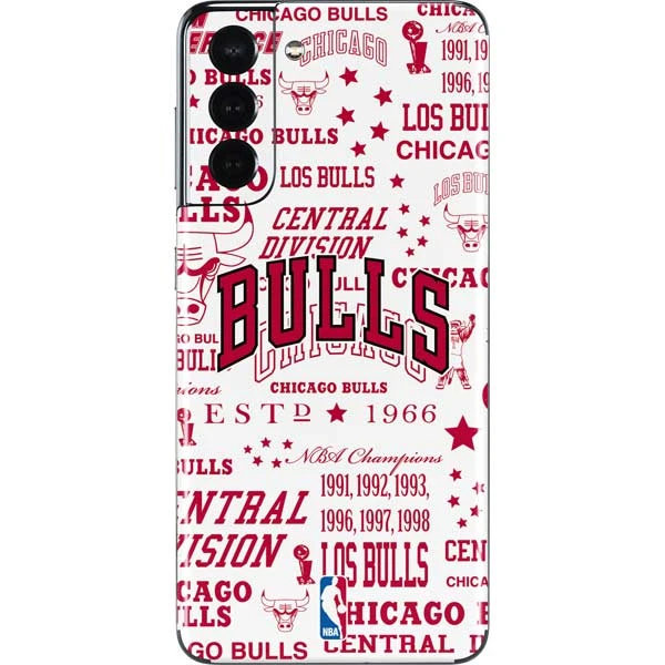 NBA Chicago Bulls Historic Blast Galaxy S21 5G Skin 3 NBA Chicago Bulls Historic Blast Galaxy S21 5G Skin