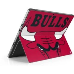 NBA Chicago Bulls Large Logo Surface Pro 9 Skin -Skinit Store chicago bulls large logo surface pro 9 skin 1680312196 SKNNBAHAM05MSSRP9 PR 03