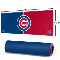 MLB Chicago Cubs Split Gaming Mouse Pad -Skinit Store chicago cubs split large gaming mouse pad 1678312953 MSPCVSMLB05GAMGLG PR 02