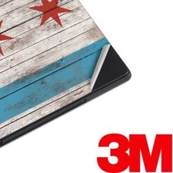 Chicago Flag Dark Wood Surface Pro 7 Skin -Skinit Store chicago flag dark wood surface pro 7 skin 1596227039 SKNTFDKWD07MSSRP7 PR 03