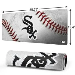 MLB Chicago White Sox Game Ball Gaming Mouse Pad -Skinit Store chicago white sox game ball extra large gaming mouse pad 1678437513 MSPMLBCHW02GAMGXL PR 02